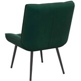  Stolica za opuštanje tamno zelena 64x74x84 cm baršun | shoptok.hr
