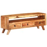 TV ormarić 110 x 30 x 40 cm od masivnog bagremovog drva | shoptok.hr