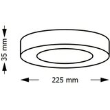  led panel n/z KNC5-18W 3000/4000/6000K crni | Eponuda.com