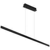 Globo Viseća LED svjetiljka Dentsy (53 W, Neutralno bijelo, Crna, D x Š x V: 150 x 9 x 120 cm) | shoptok.hr