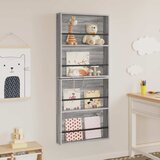  Polica za časopise s policom 2 pcs Siva Sonoma 60 x 12 x 70 cm | Eponuda.com
