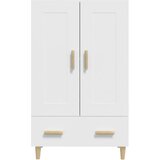  Visoka komoda bijela 70 x 31 x 115 cm od konstruiranog drva | shoptok.hr