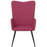 vidaXL Stol za sproščanje vinsko rdeč žamet | Shoptok.si