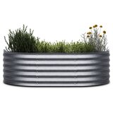 Blumfeldt High Grow, povišeni krevet, 150 x 43 x 60 cm, izrađen od valovitog čeličnog lima, jednostavan za sastavljanje, otporan na hrđu i mraz | shoptok.hr