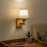  Brilagi - Zidna lampa NUBILA WOOD 1xE27/25W/230V hrast/smeđa | Eponuda.com