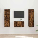 3 Komplet TV omaric 5 pcs Dimljeni oreh Konstruiran les, (5000132665) | Shoptok.si