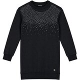 Guess BRUSHED FLEECE LS DRESS Crna Cijene