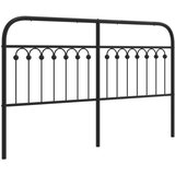 Maison Chic kovinsko posteljno vzglavje - vzglavna omarica - nočna omarica črno 160 cm, (21704998) Cene
