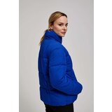 Marisse Short Quilted Jacket With Hood, Dark Blue | ePonuda.com