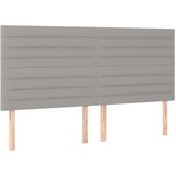  Krevet box spring s madracem LED svjetlosivi 160x200 cm tkanina | shoptok.hr