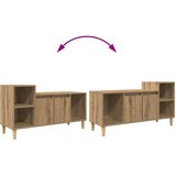 vidaXL TV ormar Umjetnički hrast 100 x 35 x 55 cm Konstruirano drvo | shoptok.hr