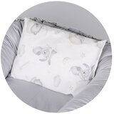 Chipolino gnijezdo za bebe Baby Nest Grey Bunny 90 x 48 cm | shoptok.hr