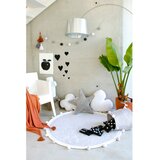 Lorena Canals Okrogla preproga iz bombaža Bubbyl - Light grey - White | Shoptok.si