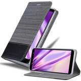 Cadorabo Case, združljiv s Samsungom v sivi črni barvi - zaščitni pokrov z magnetnim zapiranjem, stoječo funkcijo in režo za kartico, (20569654) Cene