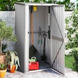 Vrtno spremište sivo 118,5 x 97 x 209,5 cm pocinčani čelik | Eponuda.com