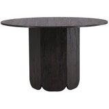 Venture Home Tekla okrugli blagovaonski stol ⌀120 cm, crni | shoptok.hr
