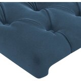  Vzglavje z ušesi temno modro 183x16x118/128 cm žamet, (20954133) | Shoptok.si