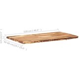 Stolna ploča od masivnog bagremovog drva 118 x (50-60) x 3,8 cm | Eponuda.com