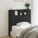 Maison Chic posteljno vzglavje - vzglavna omarica - nočna omarica led črna 100x16,5x103,5 cm, (21704029) | Shoptok.si