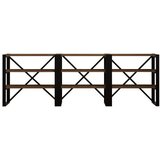 Hanah home polica prof walnut black