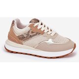 Boto Women's Sports Shoes On Platform Animal Print Beige Davinara | shoptok.hr
