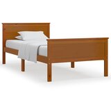 Maison Chic Posteljni okvir - Enojna postelja - Postelja za odrasle medeno rjav iz trdne borovine 100x200 cm-J8810, (21760434) Cene