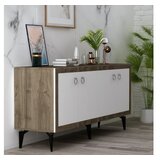 Hanah home selen - walnut, white walnutwhite console | ePonuda.com