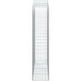  Lučne gabionske košare 4 kom 200x50x220/240cm pocinčano željezo | shoptok.hr