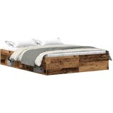 Maison Chic Posteljni Okvir - Dvoposteljna postelja brez vzmetnice star les 150x200 cm, (22081628) | Shoptok.si