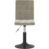 vidaXL Okretne blagovaonske stolice 4 kom svjetlosive baršunaste | shoptok.hr