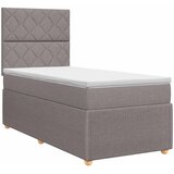  Boxspring krevet s madracem Sivosmeđa 80 x 200 cm Tkanina | shoptok.hr