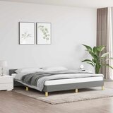 Maison Chic Posteljni okvir - Dvoposteljna postelja - Zakonska postelja brez vzmetnice temno siv 180x200 cm tkanina-J4418, (21763171) | Shoptok.si