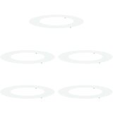  Pogodno za ravne drvene prstenove 5 pcs Bijelo Ø50 / 80 cm Čelik | shoptok.hr