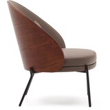 Kave Home Rjav fotelj iz umetnega usnja Eamy – | Shoptok.si