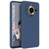  Gumijasti / gel etui Matte za Realme 11 Pro / Pro+ - modri | Shoptok.si
