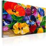  Slika - Spring Pansies 60x40 | shoptok.hr