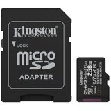 Kingston Canvas Select Plus microSD 256GB Class10 UHS-I SD adapter SDCS3/256GB spominska kartica | Shoptok.si