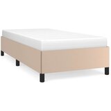  Za krevet boja cappuccina 80 x 200 cm od umjetne kože | shoptok.hr
