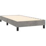  Okvir za krevet s oprugom svjetlosivi 90x200 cm baršunasti | Eponuda.com