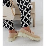 Gemre Beige Suede Loafers Elenor | Shoptok.si
