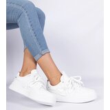 Gemre White women's sneakers with thick laces Kayota | Shoptok.si