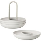 Zone Denmark SINGLE 4-delni set skodelic za jajca s stojalom - Warm Grey | Shoptok.si
