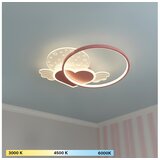 Brilagi - LED dečije plafonsko svetlo LOVE LED/48W/230V 3000/4500/6000K ružičasta | Eponuda.com