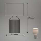 BRILO Stona lampa INO 1xE14/10W/230V siva | Eponuda.com