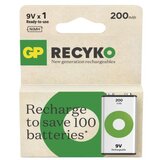  Polnilna baterija GP ReCyko 200 mAh (9V) 1kos Cene