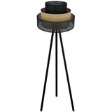  Brilagi - Stojeća lampa DAKOTA LUNETA 1xE27/15W/230V crna/ratan | Eponuda.com