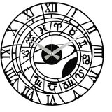 Wallity Dekorativni metalni zidni sat Enzoclock S025 black Cene