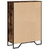 vidaXL Knjižna omara dimljeni hrast 80x31x106 cm inženirski les | Shoptok.si