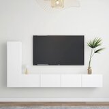 vidaXL 3-dijelni set TV ormarića bijeli od iverice Cijene