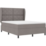  Krevet s boxspringom i madracem - Taupe 140x200 cm Tkanina | shoptok.hr